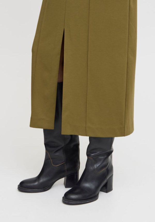 Ichi simonze lizard skirt 3 Simonze Skirt In Lizard Green