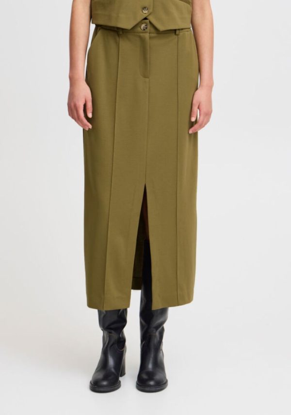 Ichi simonze lizard skirt 5 Simonze Skirt In Lizard Green