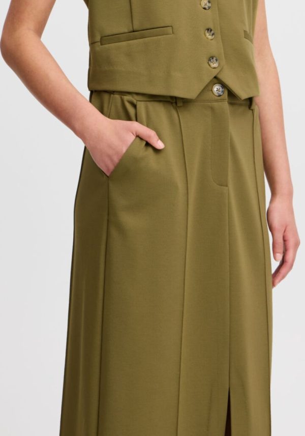Ichi simonze lizard skirt 6 Simonze Skirt In Lizard Green