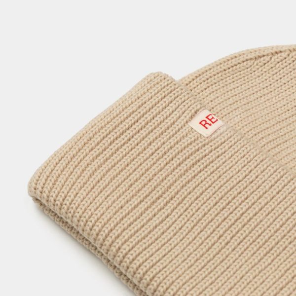 Revolution beanie off white 2 Big Fold Beanie In Off White