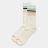 Teal Stripe Sports Socks