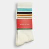 Teal Stripe Sports Socks