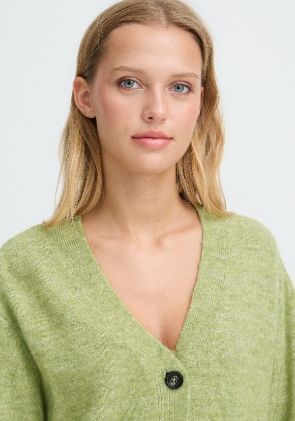 Baling Iguana Green Cardigan