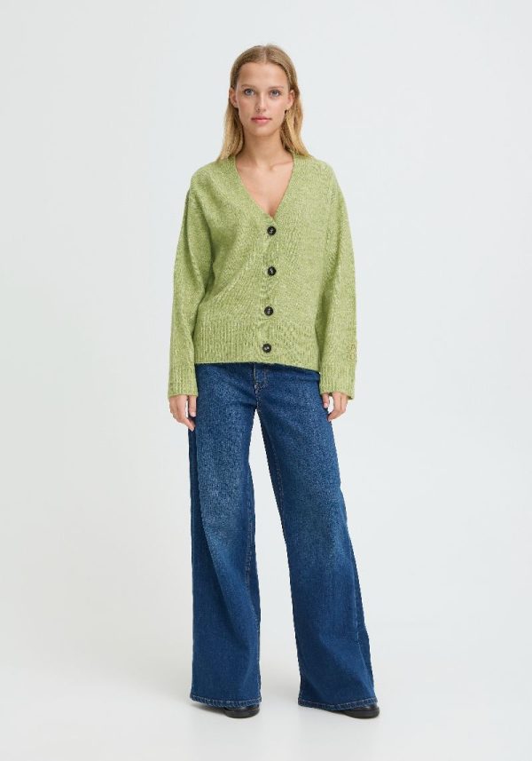 Baling Iguana Green Cardigan