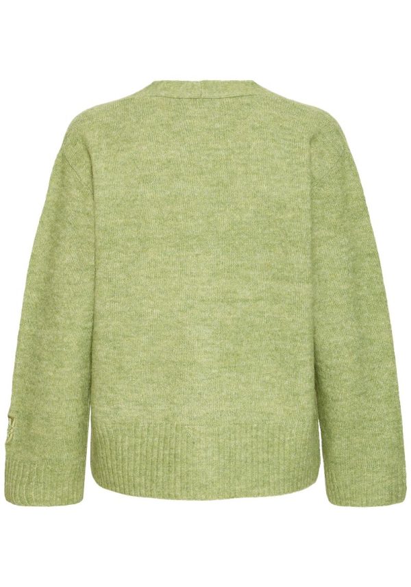 Baling Iguana Green Cardigan