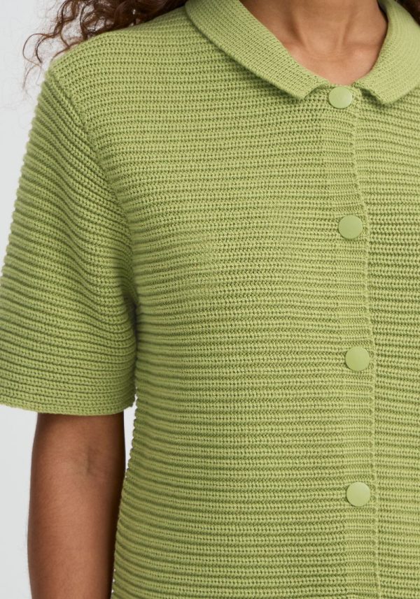 Demue Iguana Green Cardigan