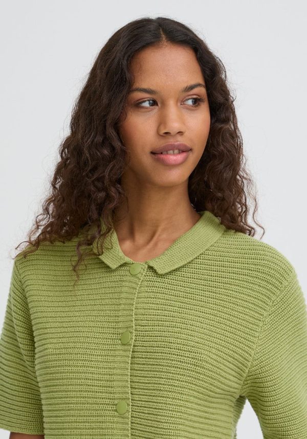 Demue Iguana Green Cardigan