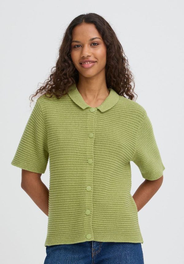 Demue Iguana Green Cardigan