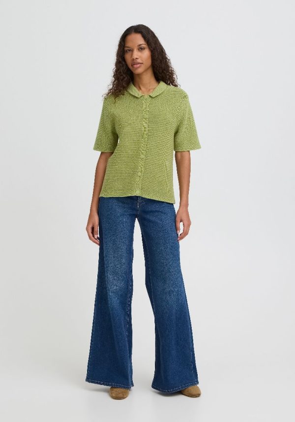 Demue Iguana Green Cardigan