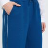 Kate Neo Blue Side Stripe Trousers