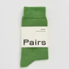 Pairs Grass Green Merino Socks