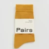 Pairs Golden Yellow Merino Socks