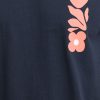 Abstract Floral Navy T-Shirt