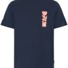 Abstract Floral Navy T-Shirt