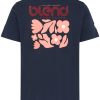 Abstract Floral Navy T-Shirt