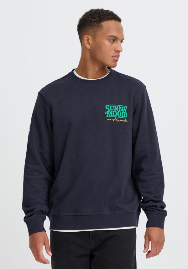 Sunny Mood Salute Blue Sweatshirt