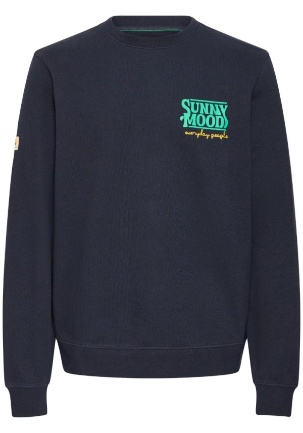 Sunny Mood Salute Blue Sweatshirt