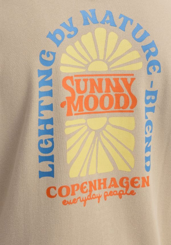 Sunny Mood Taupe Sweatshirt