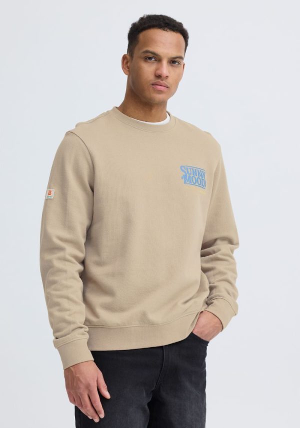 Sunny Mood Taupe Sweatshirt