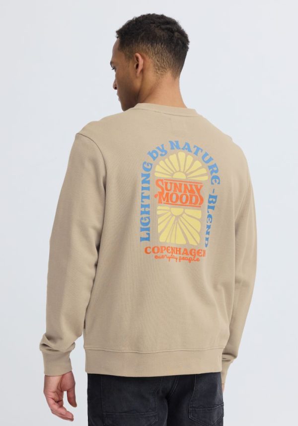 Sunny Mood Taupe Sweatshirt