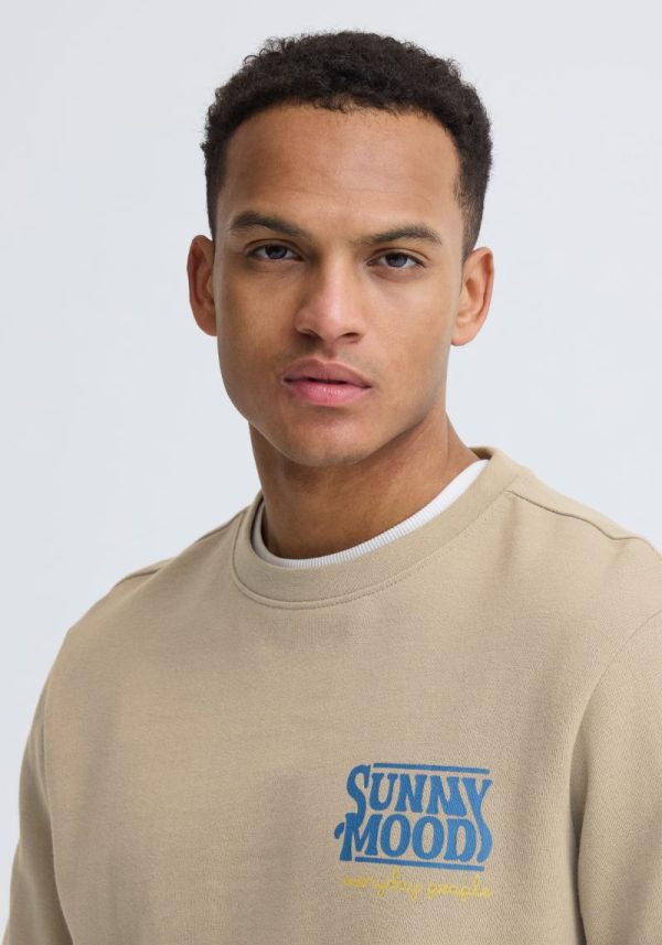 Sunny Mood Taupe Sweatshirt