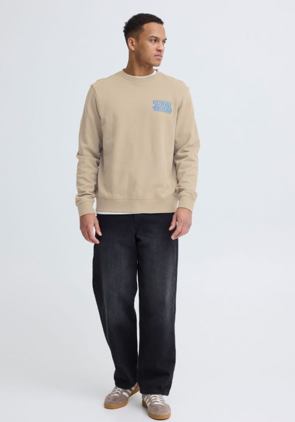Sunny Mood Taupe Sweatshirt