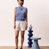 Frnch bleu lavande knit 2 Glacier Cardigan