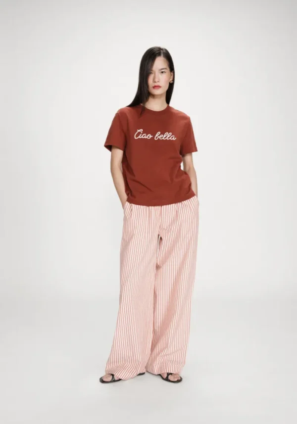 Vanders Ciao Bella Terracotta T-Shirt