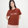 Vanders Ciao Bella Terracotta T-Shirt