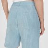 Vars Striped Denim Shorts