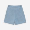 Vars Striped Denim Shorts