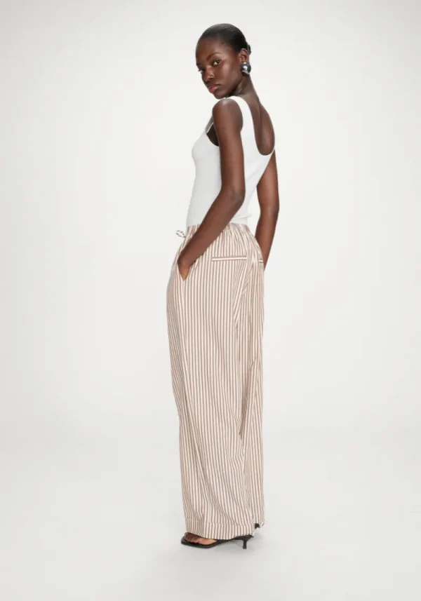 Grace & Mila volute stripe pant 3 Volute Striped Trousers