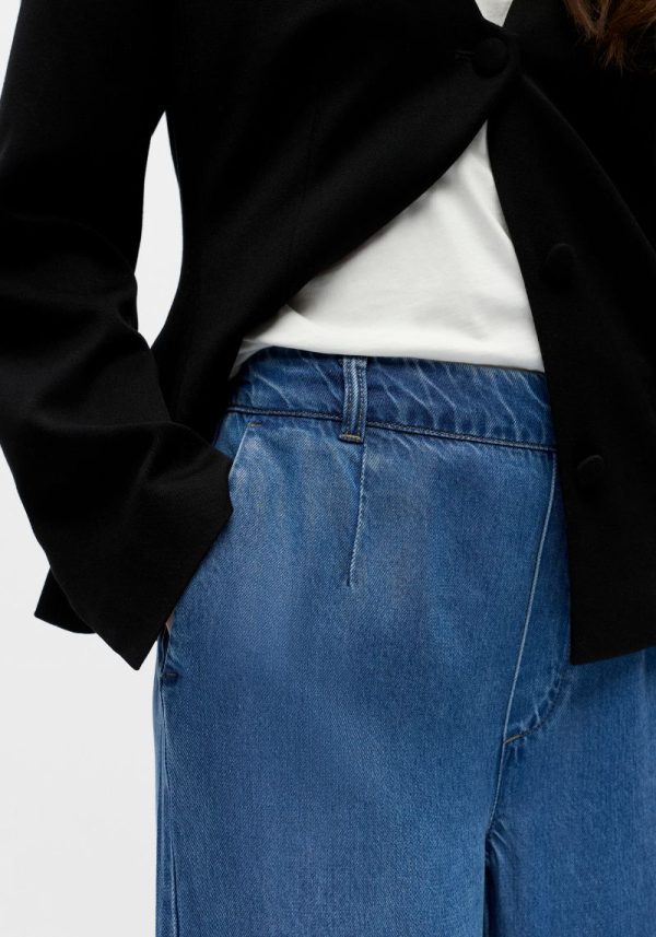 Object wide jeans 2 Lisa Denim Blue Wide Trousers