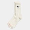 Coffee Drinker White Socks