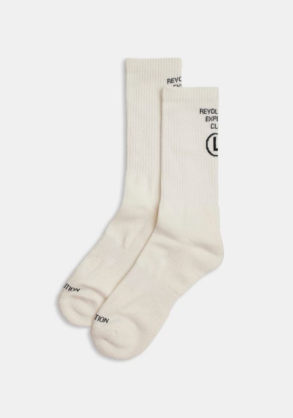 Explorers Club White Socks