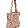 Monica Leopard Print Frill Tote Bag