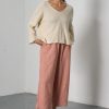 Clara  Rust Check Trousers
