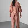 Clara  Rust Check Trousers