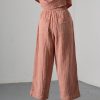 Clara  Rust Check Trousers