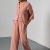 Clara  Rust Check Trousers