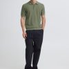 Casual friday edward polo olive 5 Edward Khaki Polo Knit