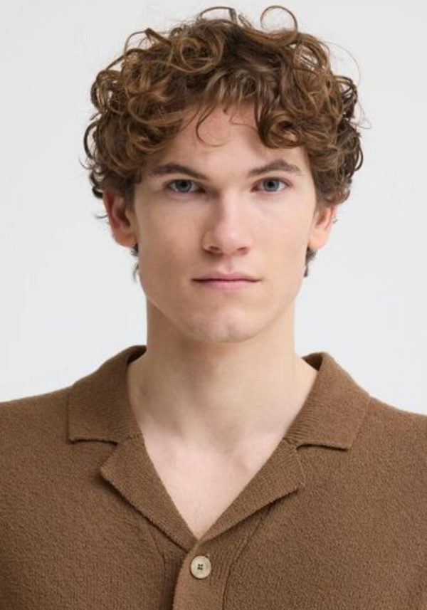 Casual friday lindholm cardigan 8 Lindholm Cub Brown Knit