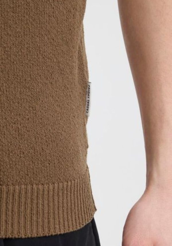 Casual friday lindholm cardigan 9 Lindholm Cub Brown Knit
