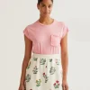 Compania basic pink t 1 Franny Pink T-Shirt