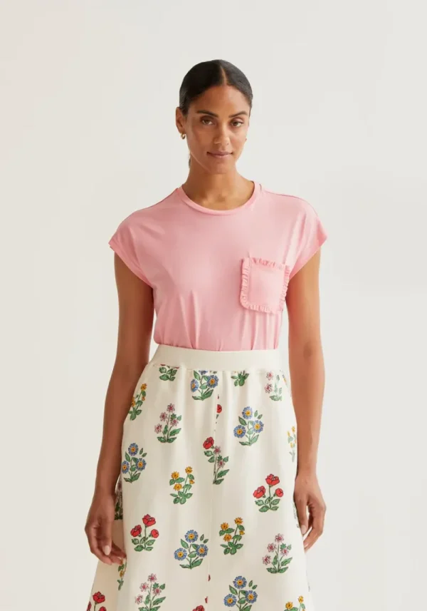 Compania basic pink t 1 Franny Pink T-Shirt