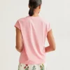 Compania basic pink t 3 Franny Pink T-Shirt