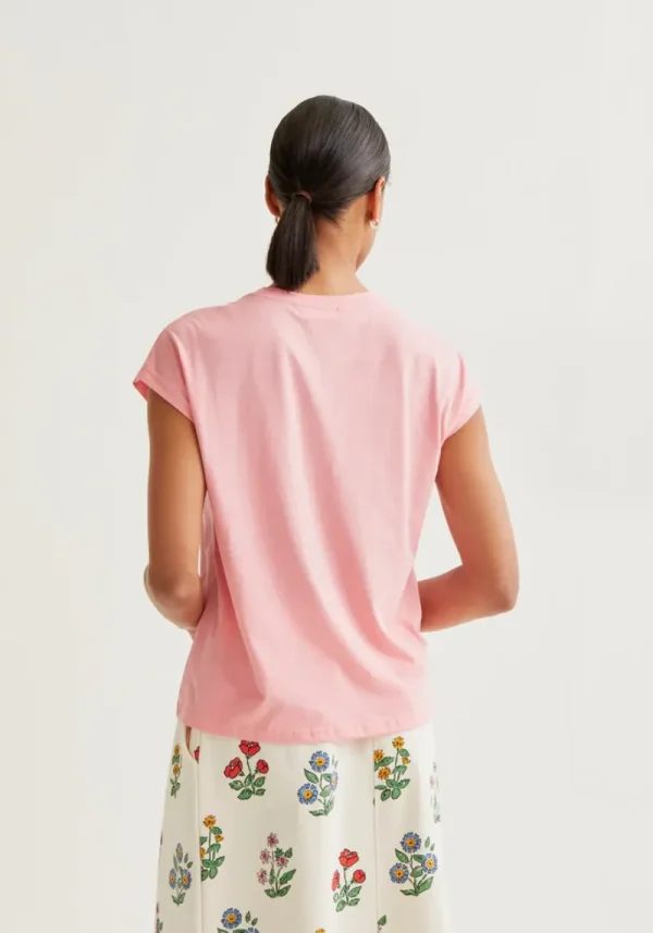 Compania basic pink t 3 Franny Pink T-Shirt