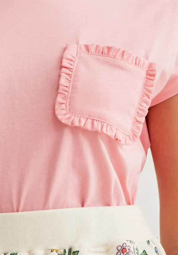 Compania basic pink t 4 Franny Pink T-Shirt