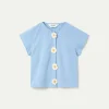 Compania blue daisy shirt 2 Darling Daisy Blouse