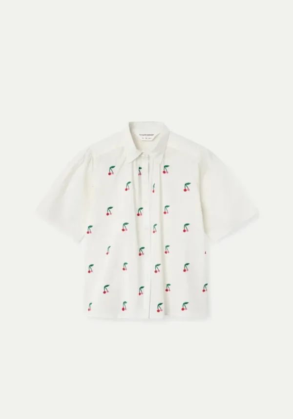 Cherry Embroidered Blouse